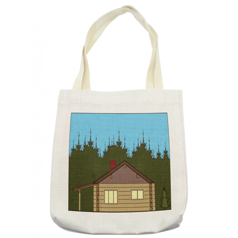 Rustic Cabin in Nature Tote Bag