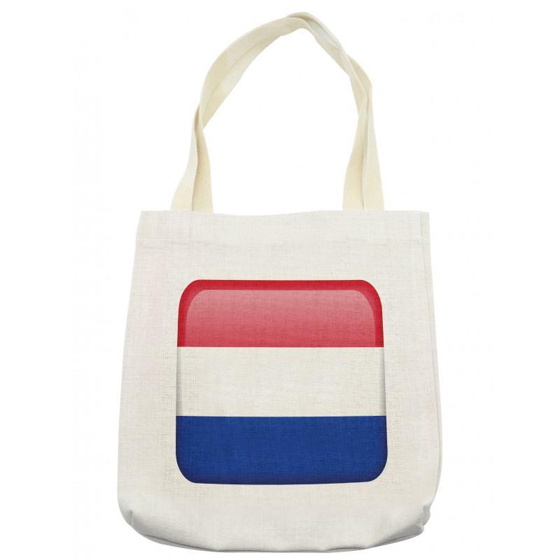 Holland Flag as Square Shape Tote Bag