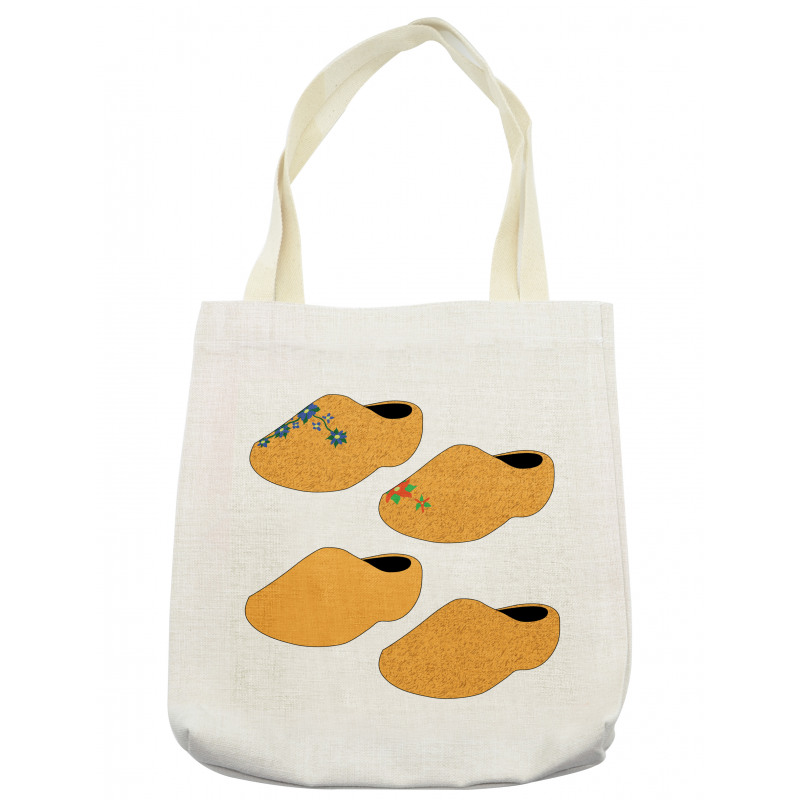 Traditional Wooden Shoes Art Tote Bag