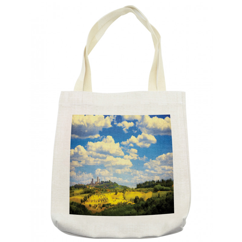 Historic Village Scenery Tote Bag