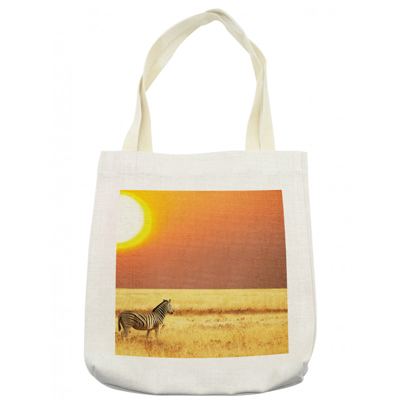 Tropical Animal Sunset Tote Bag