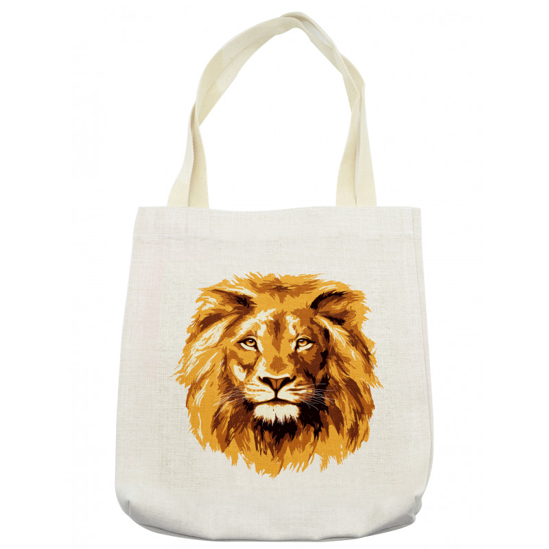 Tropics Safari Lion Art Tote Bag