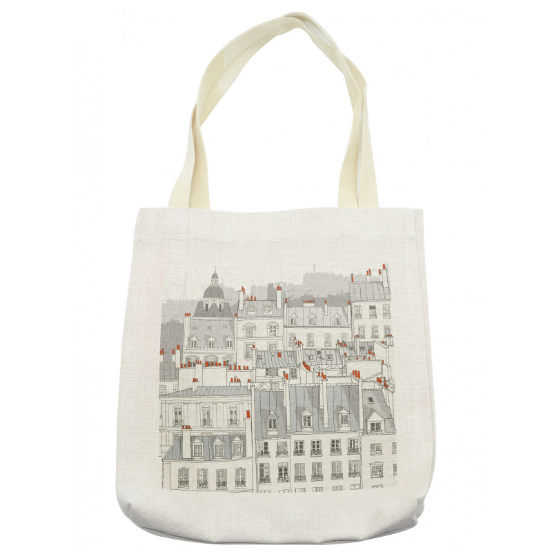 Paris Aerial Scenery Tote Bag