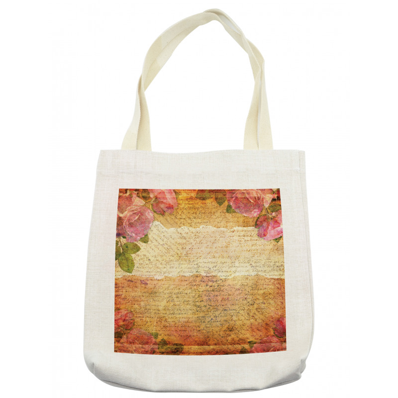 Floral Retro Nostalgic Tote Bag