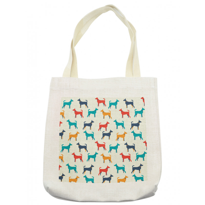 Retro Dog Tote Bag