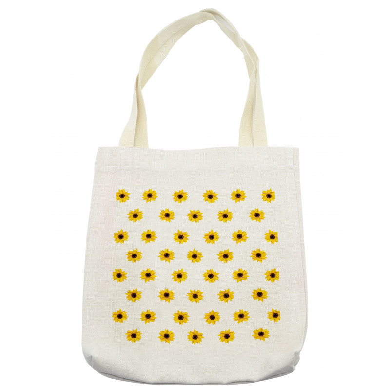 Sunflower Pattern Nature Tote Bag