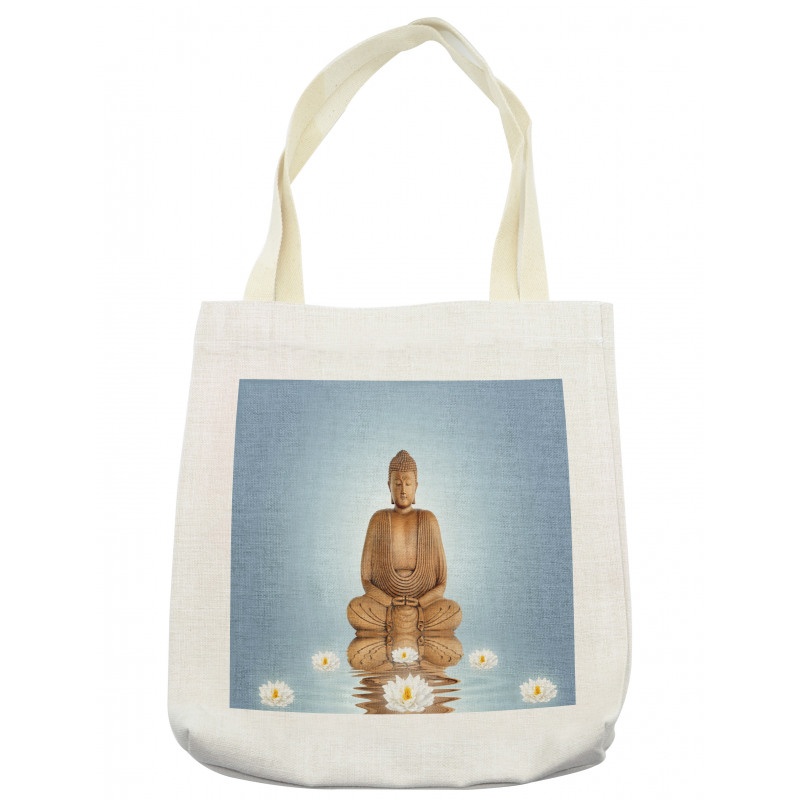 Meditation Zen Flower Tote Bag