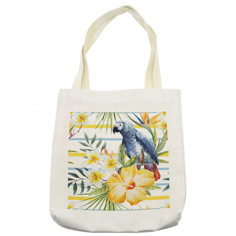 Tropic Exotic Parrots Tote Bag