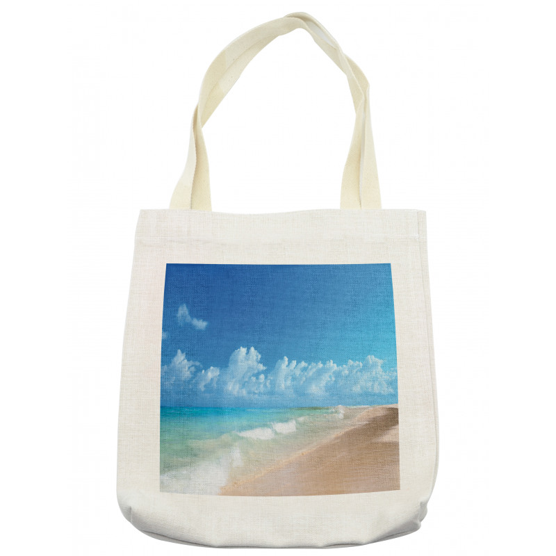 Tropical Ocean Waves Tote Bag