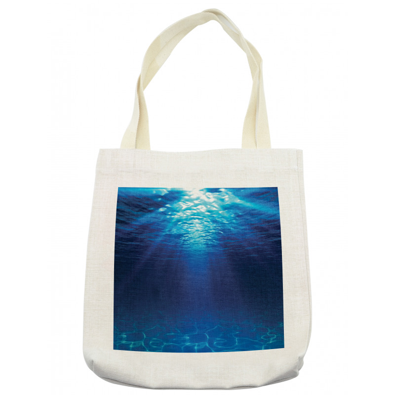 Sandy Seabed Sea Scene Tote Bag