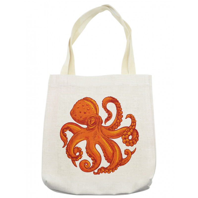 Orange Animal Wildlife Tote Bag