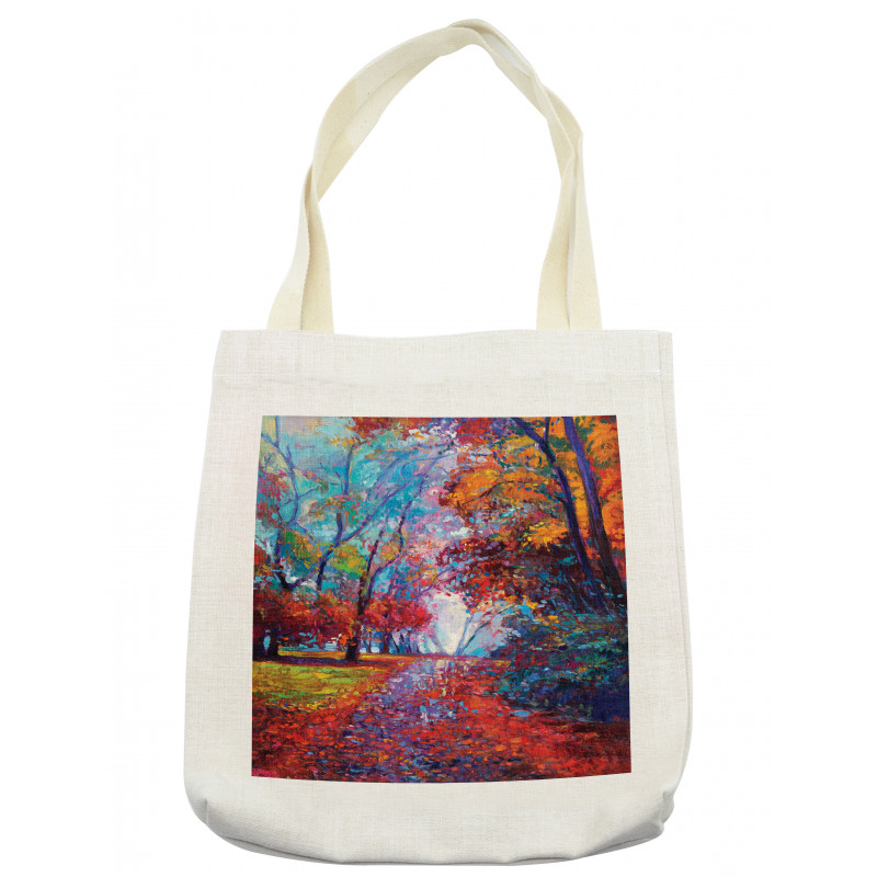 Trees Park Fall Autumn Tote Bag