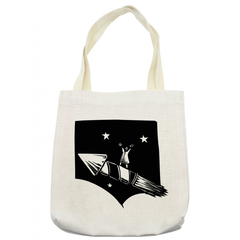 Fireworks Ride Stars Sky Tote Bag