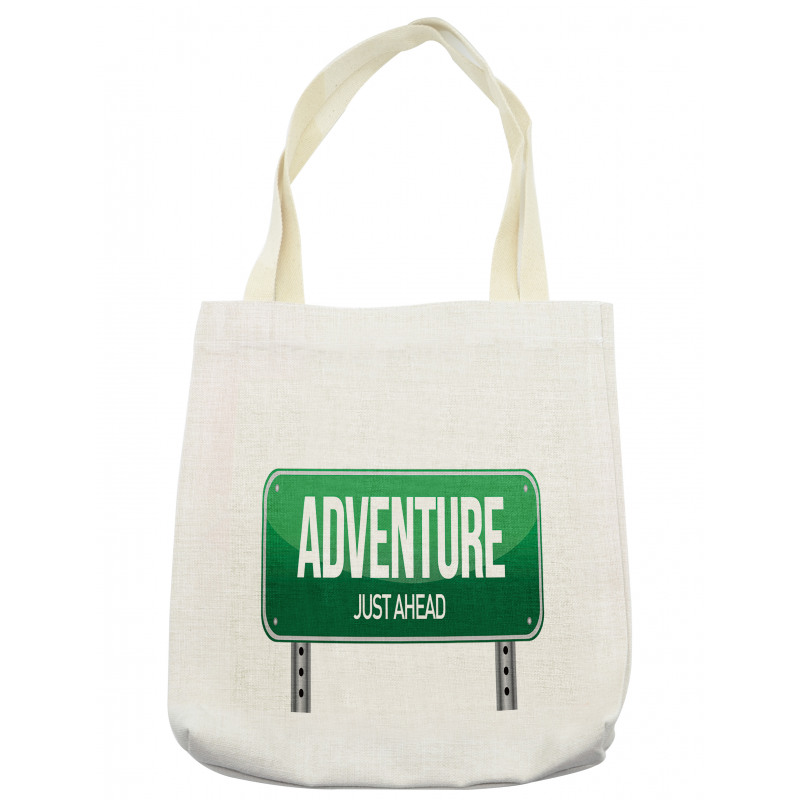 Signboard Travel Highway Tote Bag