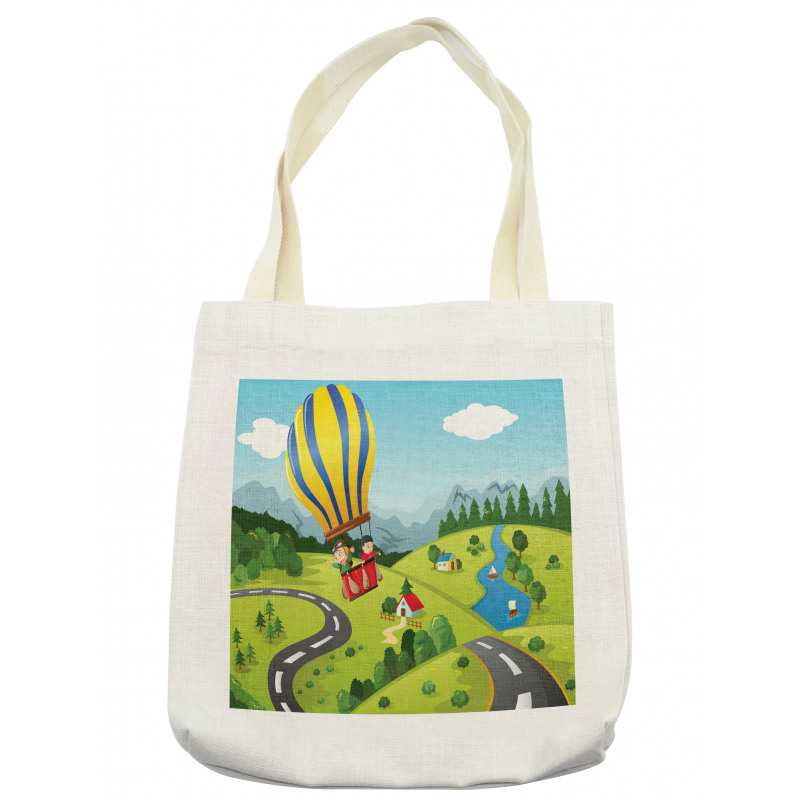 Cartoon Style Sky Tote Bag