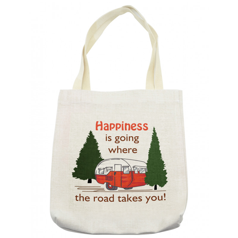 Travel Themed Typography Tote Bag