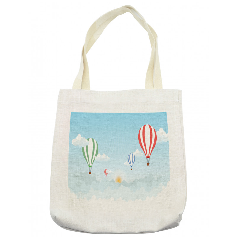 Over Cloud Vehicles Tote Bag