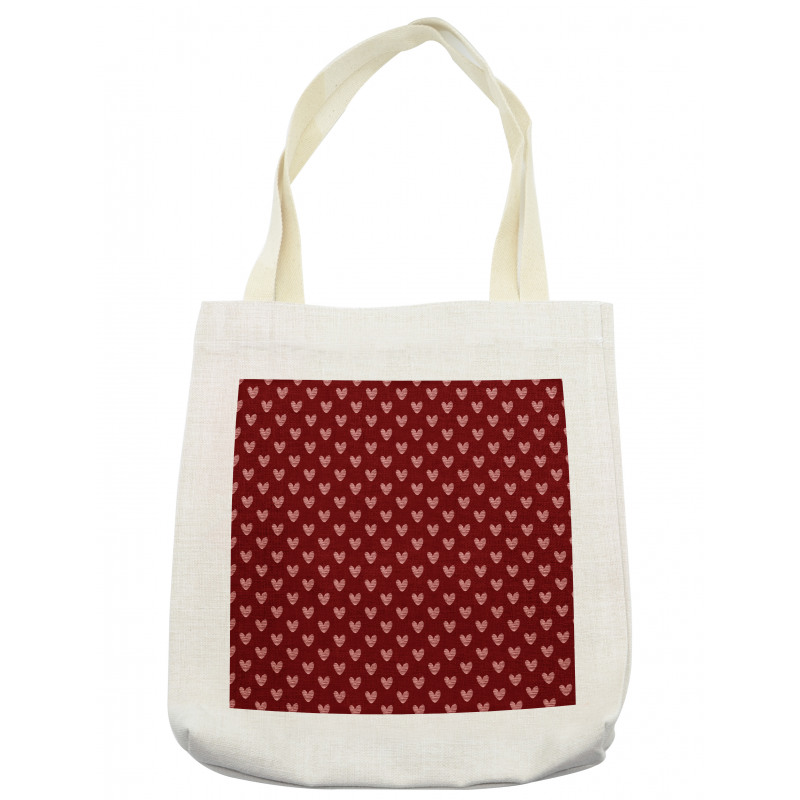 Hatched Hearts Love Tote Bag