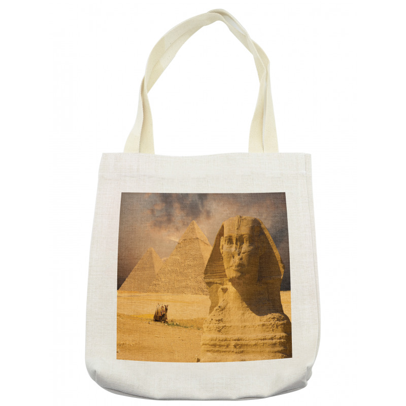 Sphinx Old Face Tote Bag