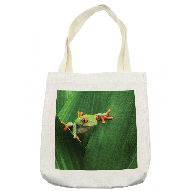 Exotic Wild Macro Leaf Tote Bag