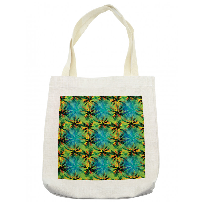 Jumble Exotic Palms Layout Tote Bag