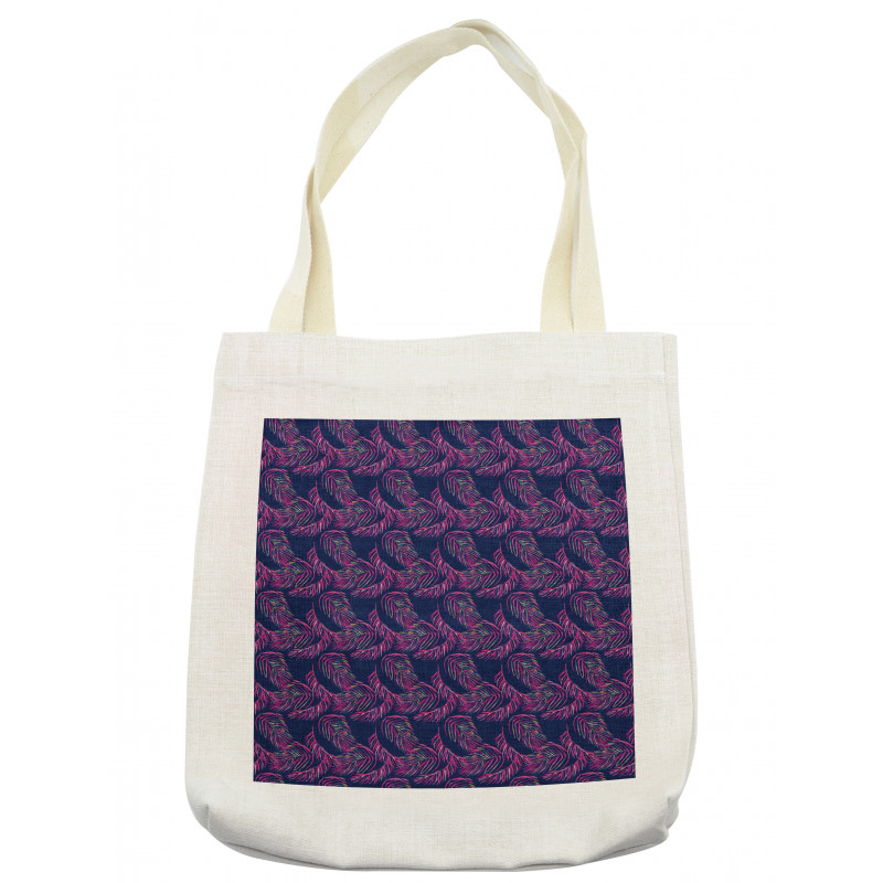 Abstract Rainforest Plants Tote Bag