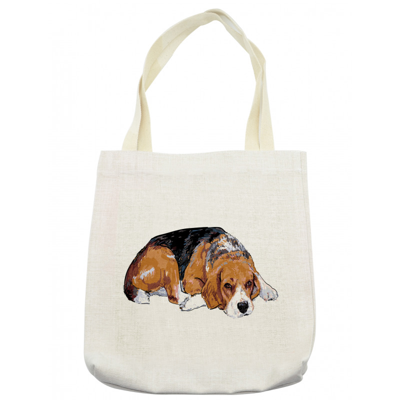 Sketch Like Drawing of Dog Tote Bag