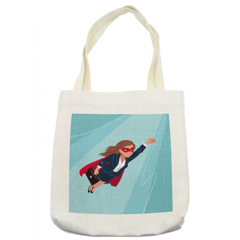 Young Superhero Woman Tote Bag