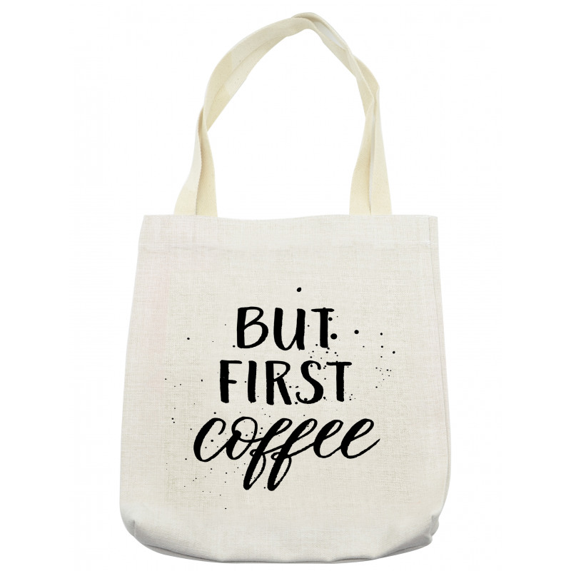 Typography Spots Tote Bag