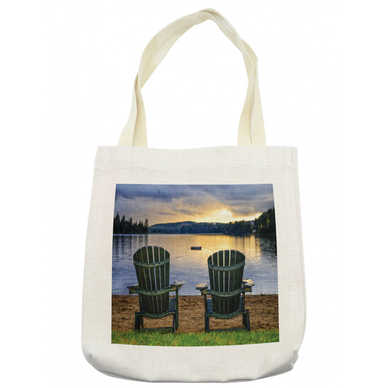 Lakeside at Sunset Park Tote Bag