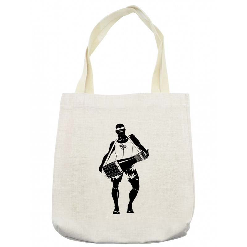 Exotic Man in Cool Sunglasses Tote Bag