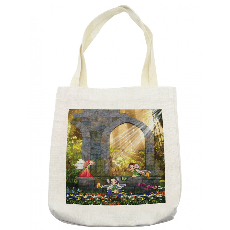 Flowers Blossoms Scene Tote Bag