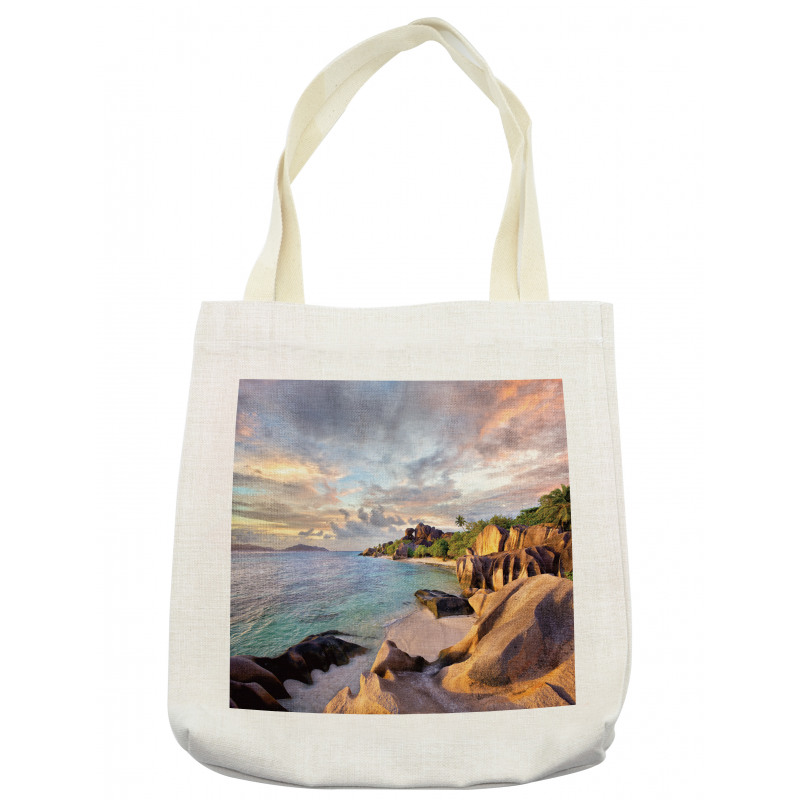 Rock Sandy Beach Island Tote Bag