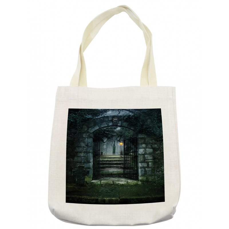 Dark Haunted Castle Tote Bag