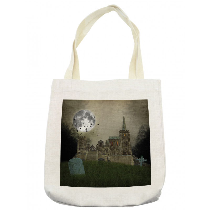 Old Village and Grave Tote Bag