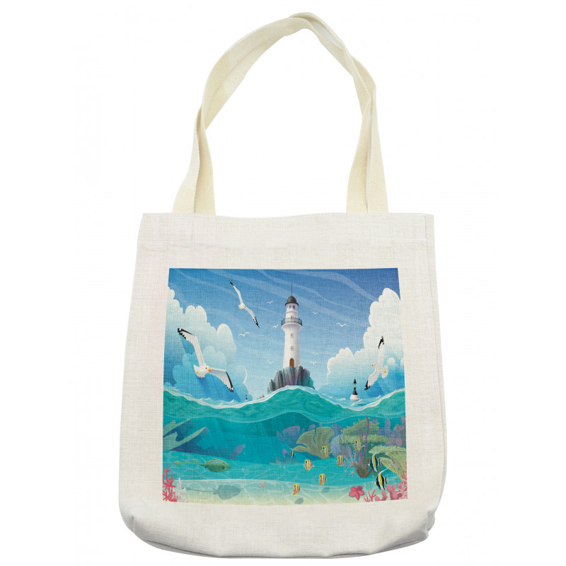 Watchtower Seagulls Tote Bag