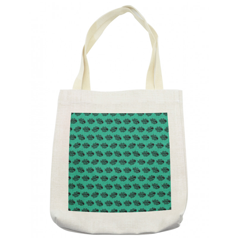 Rounds on Sea Fish Tote Bag