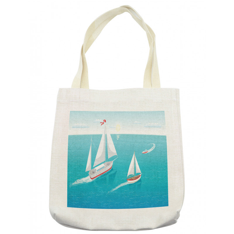 Sailing Boats and Sun Tote Bag