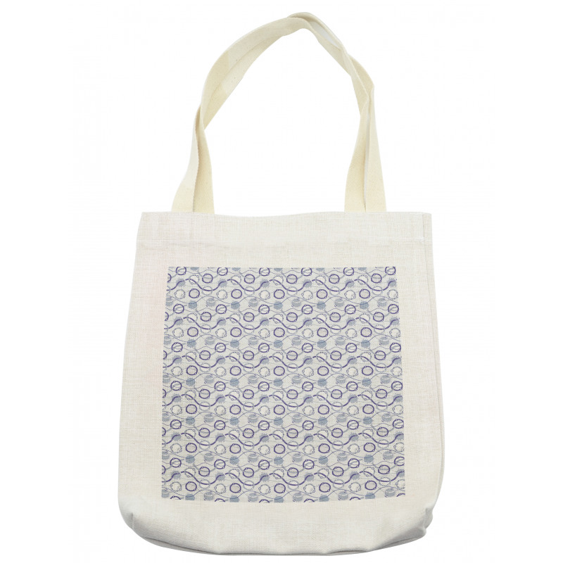 Polka Dots Buckle Tote Bag