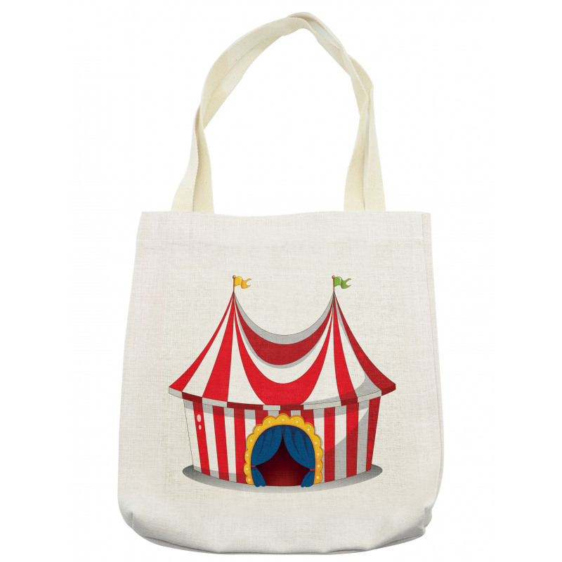 Nostalgic Circus Flag Tote Bag