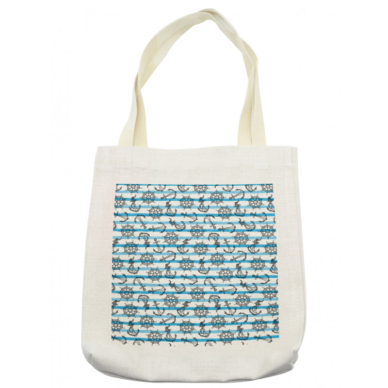 Anchor Steering Wheel Art Tote Bag