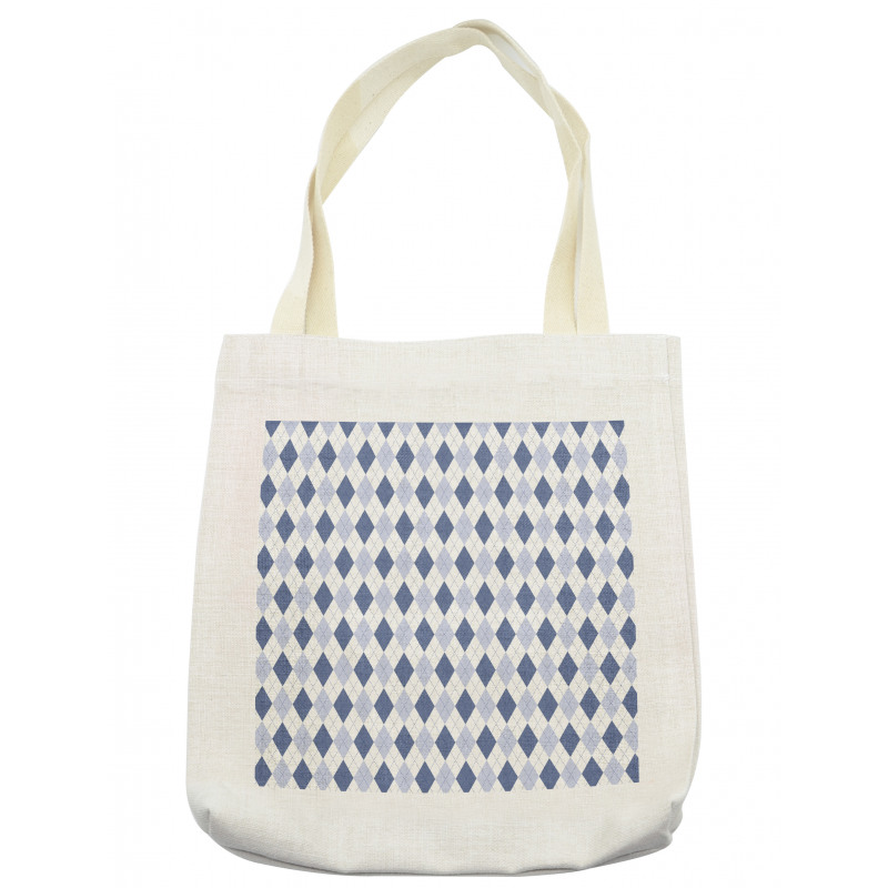 Diagonal Rhombus Borders Tote Bag