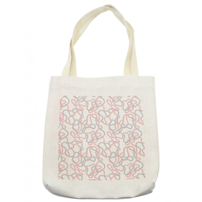 Nautical Knot Material Motif Tote Bag