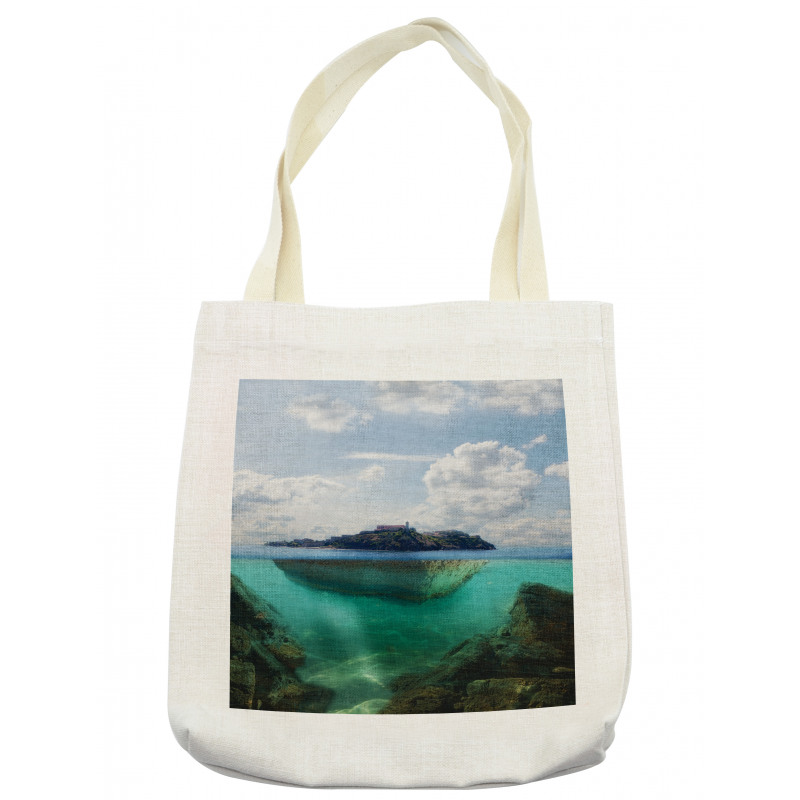 Misty Atlantic Ocean Tote Bag