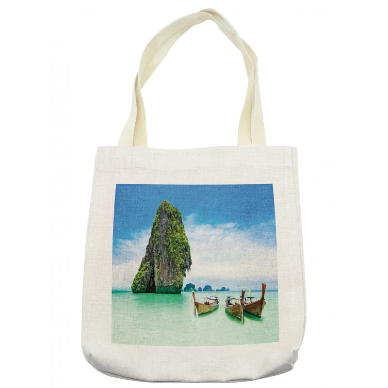 Rock in the Sea Coast Tote Bag