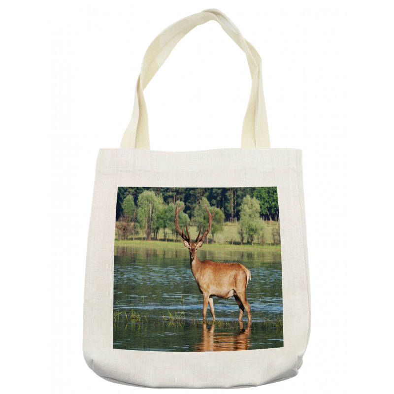 Mountain Animal in Water Tote Bag