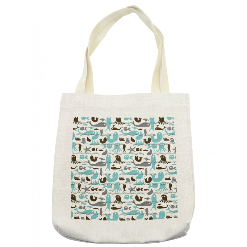 Jellyfish Whale Underwater Tote Bag