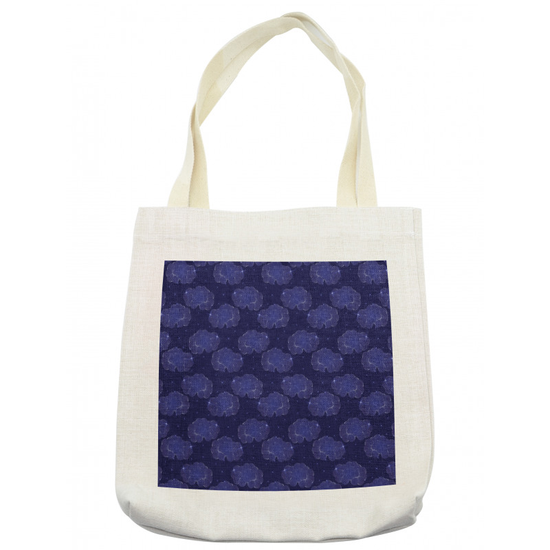 Zentangle Clouds Stars Graphic Tote Bag