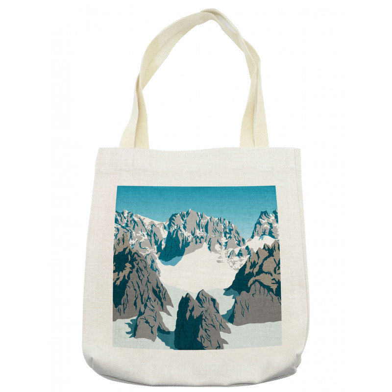 Winter Snow Covered Theme Tote Bag