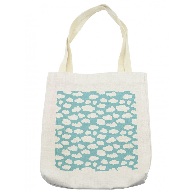 Bicolored Clouds Graphic Tote Bag